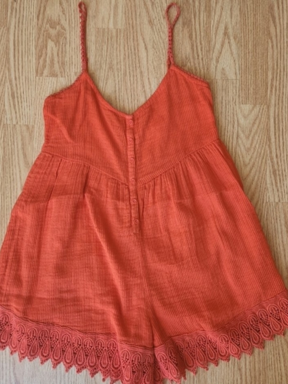 Volcom Red/Orange Romper